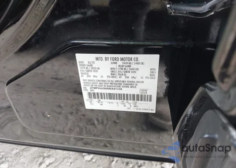 2022 Ford Edge St-Line from USA, damaged, VIN 2FMPK4J90NBA41338